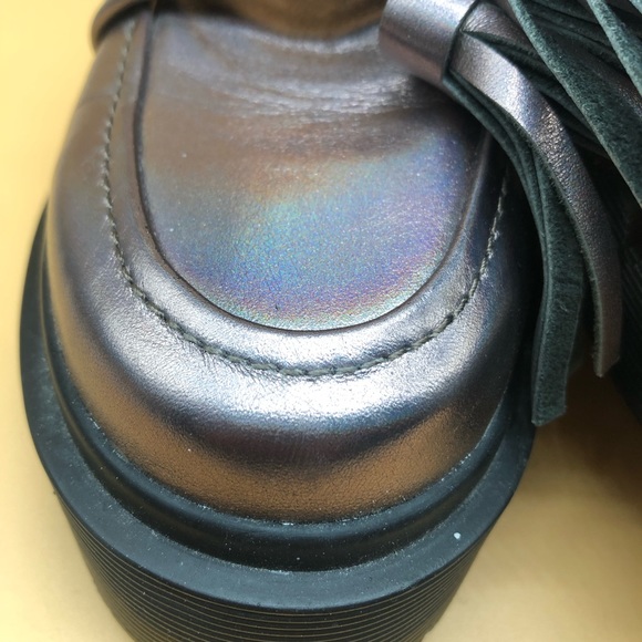 Antiqued Iridescent Loafers soles like Doc Martens - Picture 4 of 6